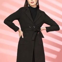 Chkokko Black Plain Coat-picture-19