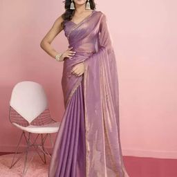 VRAGI Beads and Stones Pure Chiffon Saree-picture-12
