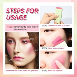 VBA On The Go Blush Tinted Moisture Stick With Vitamin E - 19 g image 2