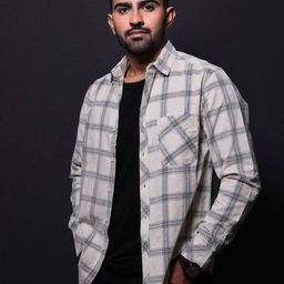 JONESBURG Men Comfort Checked Casual Shirt-image-58