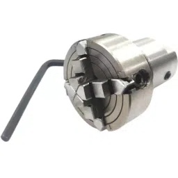 MachEl Spindle Adapter 1 inch (2.54 mm) x 8 TPI to M14 x 1 with 50 mm 4-Jaw Lathe Chuck-picture-5