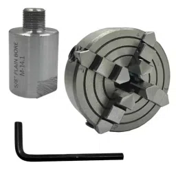 MachEl Shopsmith Mark V Lathe Spindle Adapter M14 x 1 for 70 mm 4 Jaw Chuck-picture-8