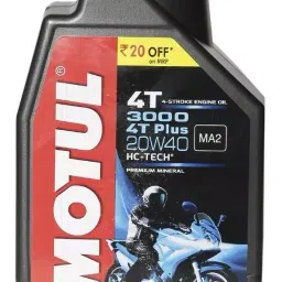 Motul 3000 4T Plus 20w40 Two wheeler engine oil 1.2 L(Pr)-6