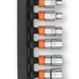 Groz Socket On Rail 8 pc Socket Set KIT/SKT/H/3-8/8L/UG-27