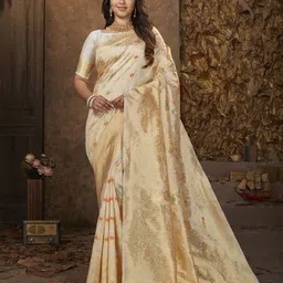 KALINI Zari Pure Silk Banarasi Saree-image-73