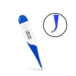 Sara+Care Flexible Tip Digital Thermometer – Mercury-Free, Fast & Accurate with Transparent Storage Case image 5