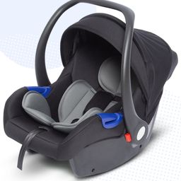 Bonfino Backless Booster Car Seat Cum Carry Cot  - Grey-image-17