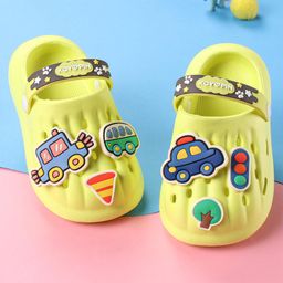Oh! Pair Clogs with Back Strap Closure - Green-image-52