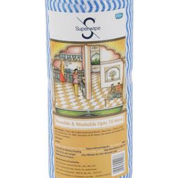 Superwipe Premium Printed Kitchen Swipe Rolls Kitchen Tissue Roll Reusable & Washable Multi-Purpose Household Sheets - 80 Pulls per Roll (Pack of 1)-4