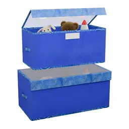 Aura Blue Set of 2 Regular Drawer Organiser Organisers-56