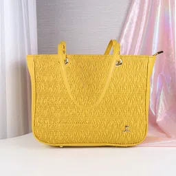 Mochi Women Oversized Textured Tote Bag-28