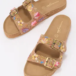 Forever Glam by Pantaloons Women Ethnic Embellished Open-Toe Flats-28