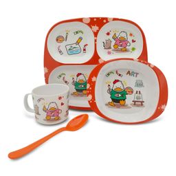 Superware Melamine Kids Dinner Set- duck ( Set of 4 ) image 3