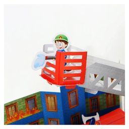 Mittimate Fire Engine Model Construction Book for Kids Age 8 to 12 Year Old I Make Your Own 3D Paper Model I Fun & DIY Book for Children image 3
