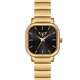 WHITE BIRD Women Brass Dial & Bracelet Style Straps Analogue Watch JK-110 Gold D Black-picture-47