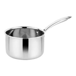 Prabha Stainless Steel Silver Prima Saucepan without Lid- 18cm, 2.6L-46
