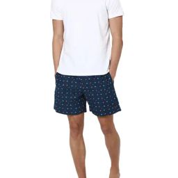 Simon Carter London Navy Printed Regular Fit Boxer Shorts image 5