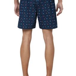 Simon Carter London Navy Printed Regular Fit Boxer Shorts image 2