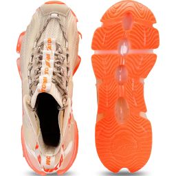 Atom Men's Alpha Predator Beige Running Shoes image 4