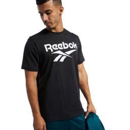 Reebok Black Cotton Regular Fit Printed T-Shirt-picture-6