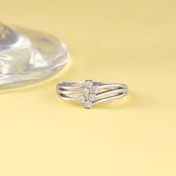 GIVA 925 Sterling Silver Heavenly Stairs Ring Fixed Size For Women-image-86