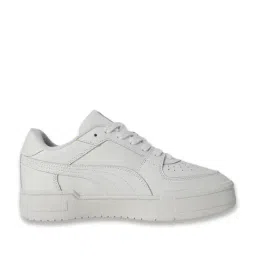 Puma Unisex White CA Pro Classic Leather Sneakers-image-73