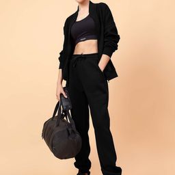 Fitkin Women Mid-Rise Relaxed-Fit Joggers-image-100