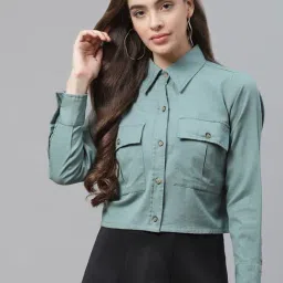 Melon by PlusS Green Cotton Jacket-picture-25