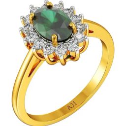 Joyalukkas 18k (750) Purity Yellow Gold Emerald Radiance Diamond Ring-image-65