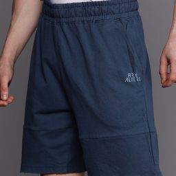 HRX by Hrithik Roshan Men Typography Detailed Pre Cotton Shorts-image-46