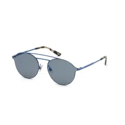 Web Eyewear Blue Pilot Unisex Sunglasses Designed in Italy-image-34