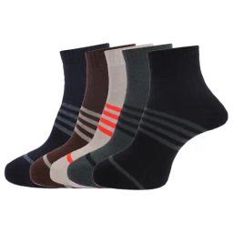 Dollar Multi Cotton Self Pattern Socks - Pack of 5-image-114