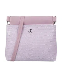 Mochi Purple Textured Medium Sling Handbag-27