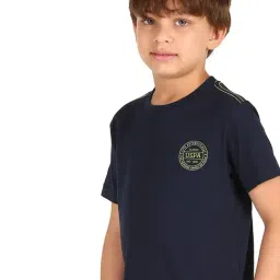 U.S. Polo Assn. Kids Navy Solid T-Shirt-picture-30