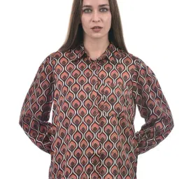 Only Cloud Dancer Regular Fit Printed Shirt-image-55