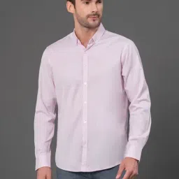 Red Tape Pink Regular Fit Self Pattern Shirt-picture-19