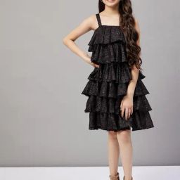 StyloBug Girls Black Dress-image-57