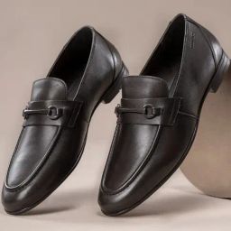 Red Tape Men's Black Formal Loafers-image-84