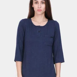 IDK Navy Blue Knitted Top-image-56