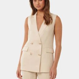 Forever New Cream Waistcoat-picture-11
