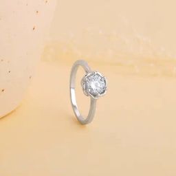 GIVA 925 Sterling Silver Precious Zircon Ring Fixed Size For Women-image-12