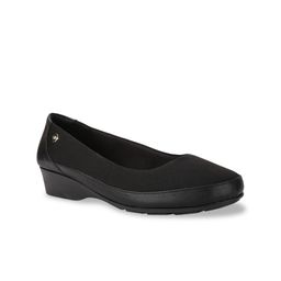 Bata Women Black Textured Ballerinas Flats-54