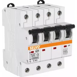 Selvo C-63A Four Pole MCB GSELFPC12048-23