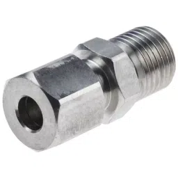 RS PRO in-Line Thermocouple Compression Fitt ing for Thermocouple 1/4 BSP 1/4 in Probe, 8399575-31