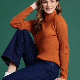 DressBerry Acrylic Ribbed Pullover-image-38
