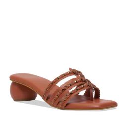 Eridani Women's Anura Tan Casual Sandals-image-67