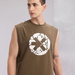 HRX by Hrithik Roshan Typography Printed Yoga T-Shirt-image-42