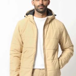 Rare Rabbit Beige Regular Fit Print Jacket-30