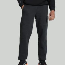Puma Black Cotton Regular Fit Trackpants-image-74