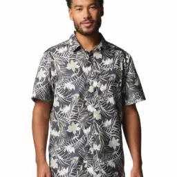 Columbia Mens Grey Omni-Wick Super Slack Tide Camp Shirt-image-59